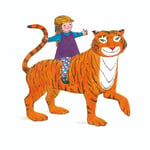 The Tiger Who Came to Tea - Sophie on Tiger's Back Blank Greeting Card with Enve