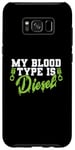 Coque pour Galaxy S8+ Mon groupe sanguin est Diesel Auto Mechanic