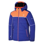 Dare 2b Initiator Veste de Ski Enfant Spectrum Blue/Fiery Coral FR : 4XL (Taille Fabricant : 14 YR)