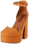 POPA Femme Sandale Minas Suede Orange Basket, 40 EU