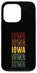 Coque pour iPhone 13 Pro Rainbow de l'Iowa