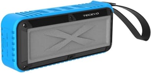 Tecevo S30 Enceinte nomade Bluetooth pour l¿extérieur avec micro étanche anti-chocs anti-poussière 174.5mm x 71mm x 50mm S30 - Blue