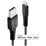 LINDY Câble USB USB 2.0 Connecteur Lightning , USB-A mâle 0.50 m noir 31290