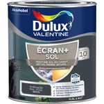 Ecran+ Sol - Peinture solvantée pour sols Intérieur et Extérieur - Ciment, béton, dalles, parquets et escaliers - Satin Gris Anthracite 0,5 l Dulux