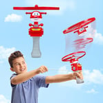 Super Wings Jouets Volants, Jouets Volants Jett pour Enfants, Jouets d'extérieur Amusants pour Lancer des disques Volants, Avion Jouets Volants pour Enfants Garçons Filles 3 4 5 6 7 8 Ans