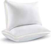 Sofslee Pillows 2 Pack , Hotel Hypoallergenic Bed Pillows for Neck Pain, Luxury