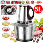 5L Electric Meat Grinder Mincer Mixer Blender Food Chopper Processor Blenders UK