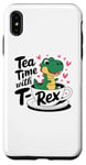 iPhone XS Max Tea Rex T-Rex Funny Tee For Tea Lovers Drinkers And Dinosaur Case