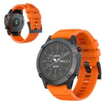 Garmin Fenix 6X Pro / 6X silikoninen kellonauha - Oranssi Orange