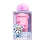 Bratz x Krash Kosmetics - Set de pinceaux à paupières Hot In The Snow - Gobelet transportable et porte-clés inclus - Poils synthétiques végétaliens - estomper, précision - Parfait pour les ombres à