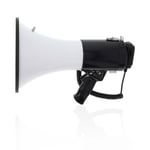 Nedis Bluetooth Megaphone, USB-avspilling, 120 dB - Svart/Hvit