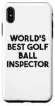 Coque pour iPhone XS Max Meilleur inspecteur de balle de golf au monde