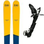 ZAG Pack ski de randonnée Zag H96 25 + Fixations Homme Jaune / Bleu taille 182 2025