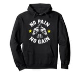 No Pain No Gain T No Pain No Gain Sign No Pain No Gain Meme Pullover Hoodie