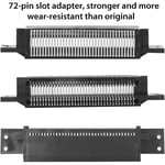 Console Adapter Socket Cartridge Slot for NES 8 Bit 72 Pin Connector For NES