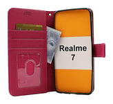 New Standcase Wallet Realme 7 (Hotpink)