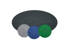 andiamo Tapis de gazon artificiel Field avec picots - Gazon artificiel d'extérieur à utiliser comme revêtement de sol de balcon ou tapis de piscine - Résistant aux intempéries - Anthracite - 300 cm -