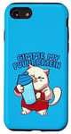 Coque pour iPhone SE (2020) / 7 / 8 Protéines chat drôle Gym Chat Gimme my Puuurrrtein