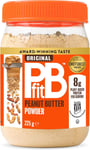 225g PBfit Peanut Butter Powder 87% Less Fat, High Protein, Gluten Free Natural