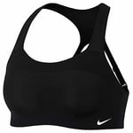 Nike Femme Alpha Bra T-Shirt, Black/(White), XS/A EU