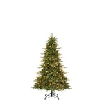 Black Box Trees Boyle Sapin de Noël Artificiel avec éclairage LED - H155xØ107cm - Vert