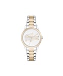 Lacoste Analogue Quartz Watch for Women with Two-Tone Stainless Steel Bracelet - 2001263