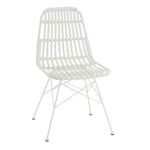 Chaise de Jardin Design "Celeste" 86cm Blanc