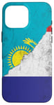 Coque pour iPhone 16 Pro Max Drapeaux France et Kazakhstan - Français Kazakh