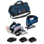 BOSCH Kit BK2022BAG (GKS 18V-57-2 + GST 18V-125 B + 2 x 4,0 Ah ProCORE + GAL18V-40 + HDBAG)