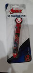 Marvel Avengers pen  10 Colour Pen Novelty Avengers Pen Boys NEW boxed