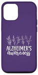 Coque pour iPhone 14 Porter Purple Alzheimer Sensibilisation Démence