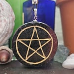 Pentacle Pendant Large Black Tourmaline Necklace Gemstone Protection Jewellery