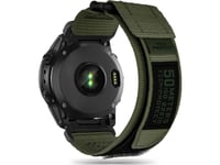 Tech-Protect Rem För Garmin Fenix 5 / 6 / 6 Pro / 7 Tech-Protect Scout Pro Military Green Mörkgrön