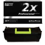 2x Pro Cartridge Replaces Lexmark 62D2H00 622H