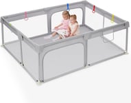 Dripex Baby Playpen, Portable Playpen for Baby and Toddlers, Sturdy 120x180x68