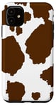 Coque pour iPhone 11 motif imprimé vache marron - Motif vache marron coeur homme