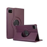 Housse Etui Protection Pour Xiaomi Pad 6 / Xiaomi Pad 6 Pro 11 Pouces 2023 Rotative 360 Degrés Violette