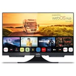 Cello C1924WS 12 Volt 19 inch Traveller Smart Frameless TV Ultrafast WebOS, Freeview Play, FreeSat, Pitch Perfect Speakers Bluetooth, Netflix, Small TV for Motorhomes, 2024 model