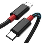 Câble USB C pour Motorola Moto G G9 Plus 5G,charge TurboPower 68W Câble USB C vers USB C Long,Charge Rapide Câble Type C 2M pour Motorola Edge 30 Fusion 20 Lenovo Tab M10 HD Tab P11 Pro M9 M8 HD