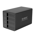 ORICO 4 Bay 3.5" Hard Drive Raid Enclosure Aluminium USB 3.0 SATA III HDD Caddy