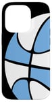 Coque pour iPhone 14 Pro Maillot Basketball Mom pour Mamans du Sud Bleu Ciel Et Blanc