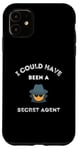 Coque pour iPhone 11 Spy Secret Agent Movie Books Fan Reader Dad Père Mom