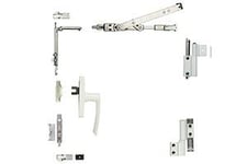 Kit oscillo-battant Galicube 1 V FAPIM à crémone Gea - Compas moyen 562 à 1200 mm - blanc 9010 - 1330BF_32