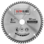 Saxton - Lame de scie circulaire 160mm x 20mm x 60T pour Festool TS55 Bosch Makita etc.[G36]