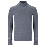 Endurance Tune Melange Midlayer Blå - Reflextröja för Löpning och Träning - Handla nu på Loparshop.se!