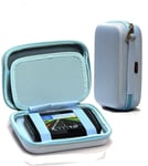 Navitech Light Blue Hard GPS Case For Garmin DriveSmart 55 MT-S 5.5" Sat Nav