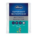 Silentnight Supersoft Waterproof Mattress Protector – Luxury Quilted Quiet Bed