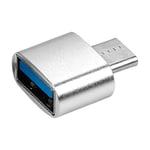 ITENSE - Adaptateur USB-C vers USB, Adaptateur USB c vers USB Male - Compatible avec la Plupart des Ordinateurs Portables dotés d'un Port USB Type-C - Couleur: Gris - Facile à Utiliser & Pratique