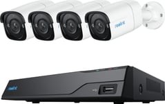 Reolink Nvs8-5Mb4 - 5Mp Security Camera System, 8-Channel Nvr With Built-In 2Tb Hdd, Person/Vehicle/Animal Detection