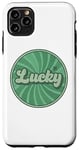 Coque pour iPhone 11 Pro Max Chanceux jour de la Saint-Patrick Trèfle à 4 Feuilles Vert